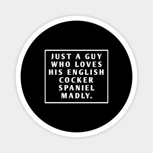 English cocker spaniel Magnet